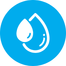 Icon of 2 droplets